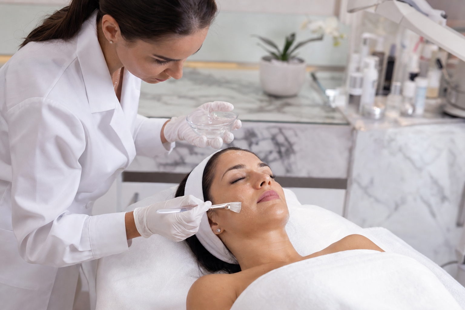 Chemical peel skincare